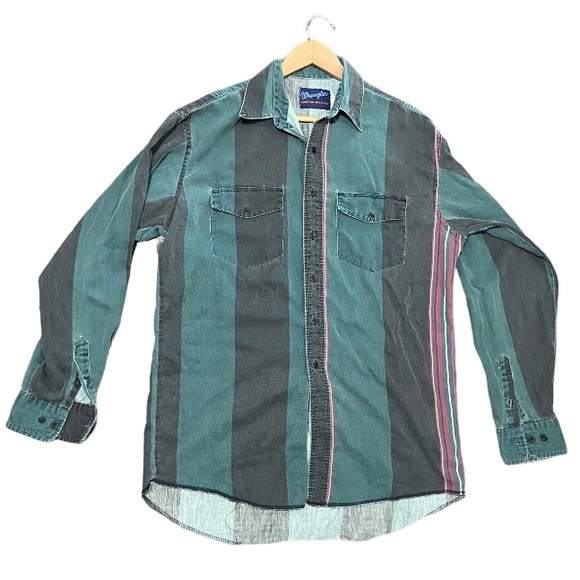 Wrangler Other - Vintage Wrangler Striped Western Button Up